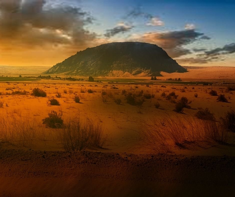 Jubbah Hail Moutains Famous landmark in Saudi Arabia