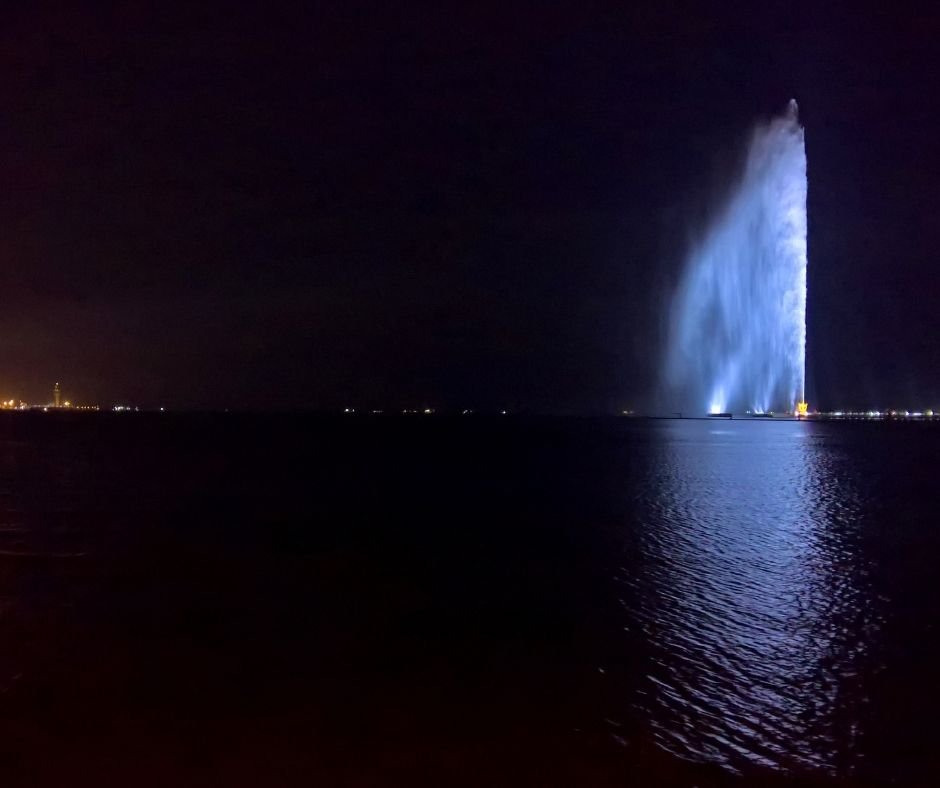 Jeddah's fountain famous landmark in Saudi Arabia