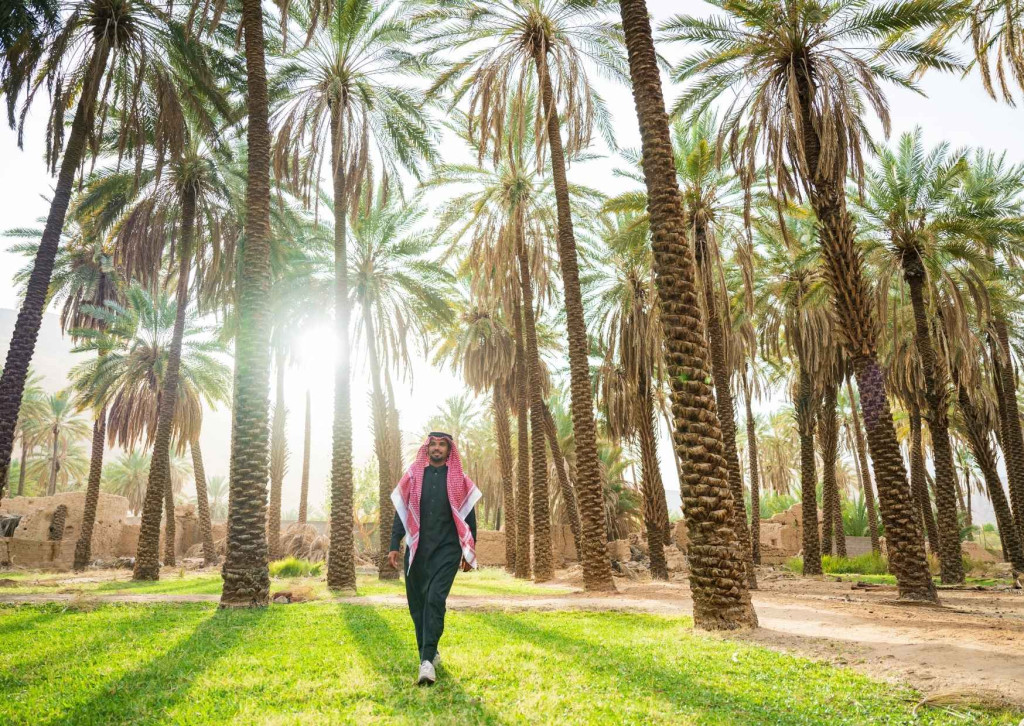 Local man in al ula Saudi Arabia