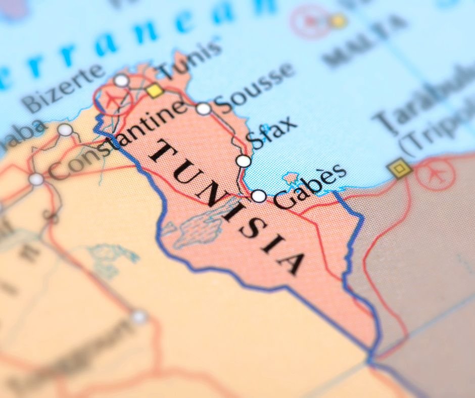Tunisia-map