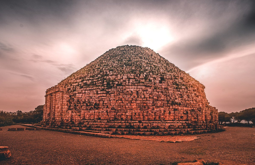 Royal Mausoleum of Mauretania, the Tomb of the Christian Woman, near Tipaza