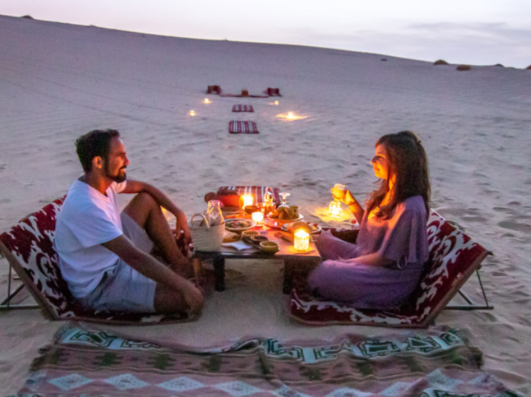night desert tozeur