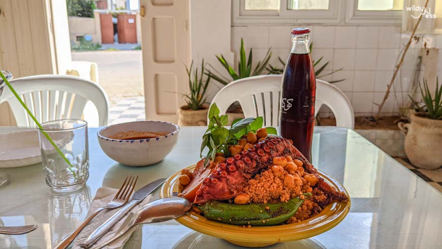 Couscous au Poulpe Chez Najet Restaurant Kerkennah