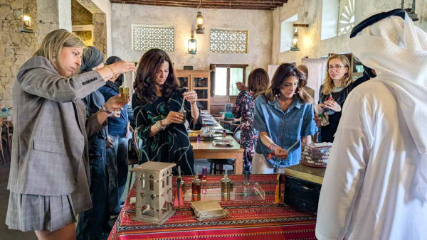 Emirati Perfume Workshop with a Traditional Meal